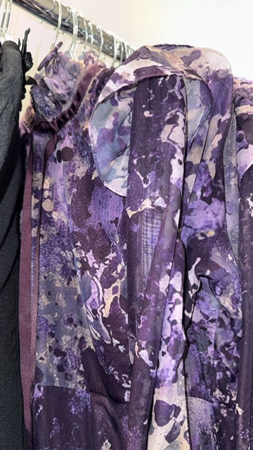 Purple with belt