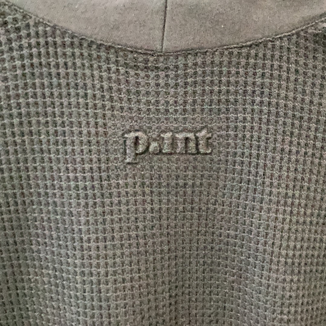 Waffle Funnel Top Cardigan - Silver Birch