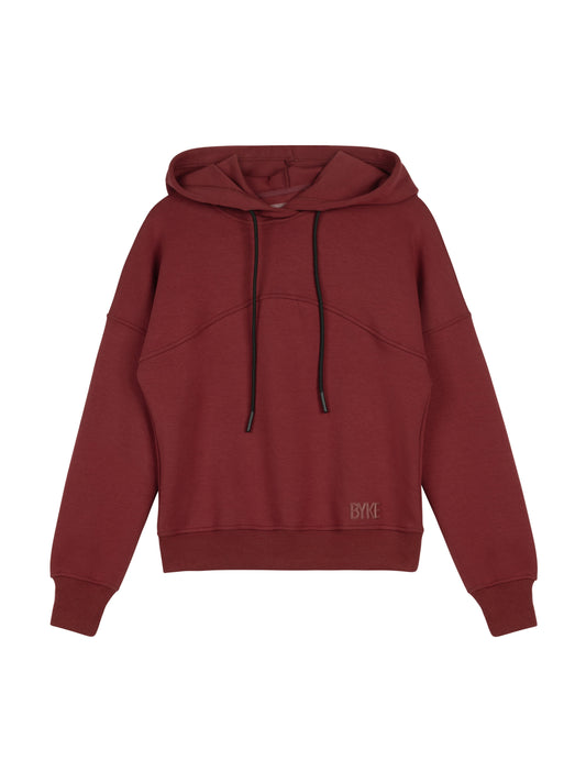 Wine Drawstring Sweatshirt