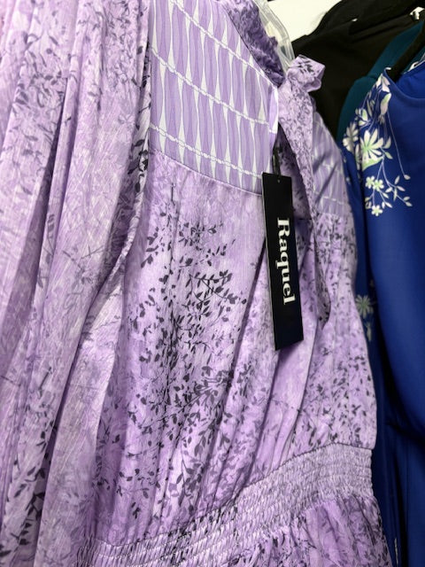 Lavender dress elastic waist