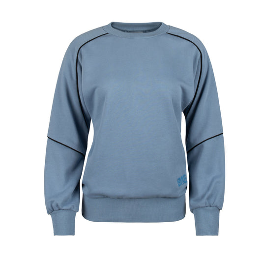 Blue Piping Sweatshirt