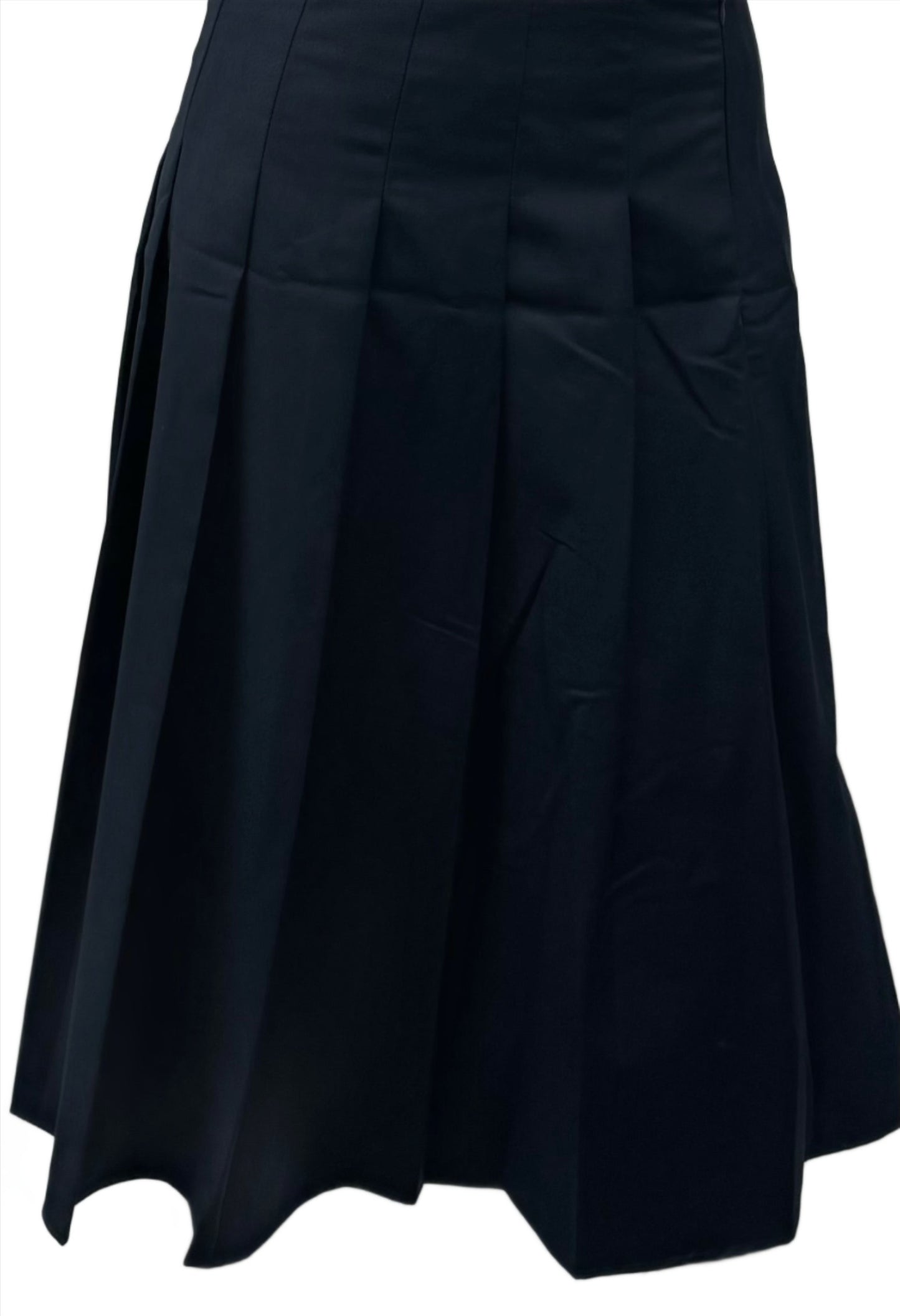 Classic Navy Pleated Skirt