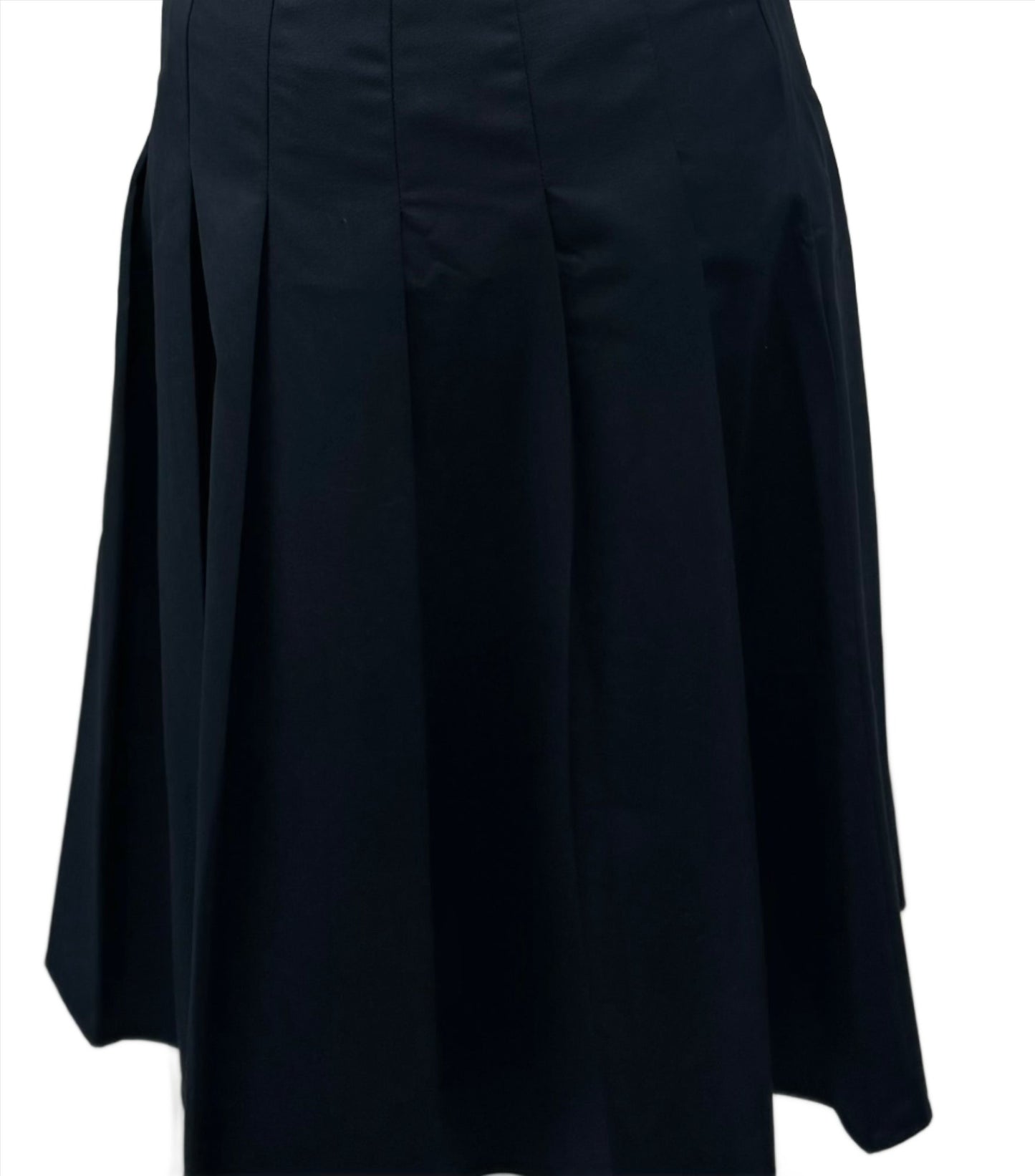 Classic Navy Pleated Skirt