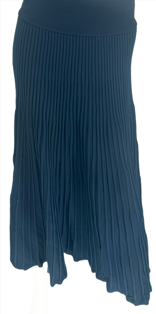 Azure Knit A Line Skirt