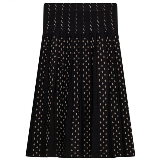 Black and Gold Lurex Skirt