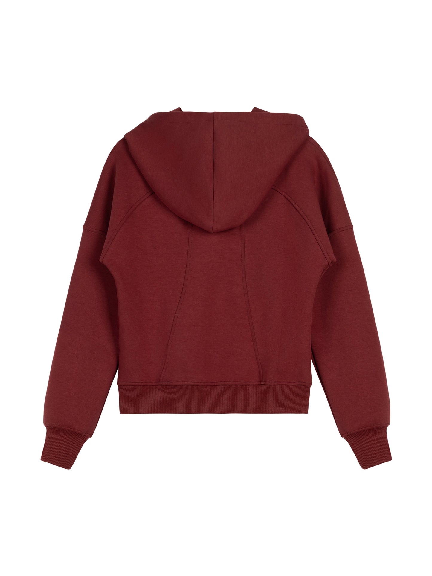 Wine Drawstring Sweatshirt