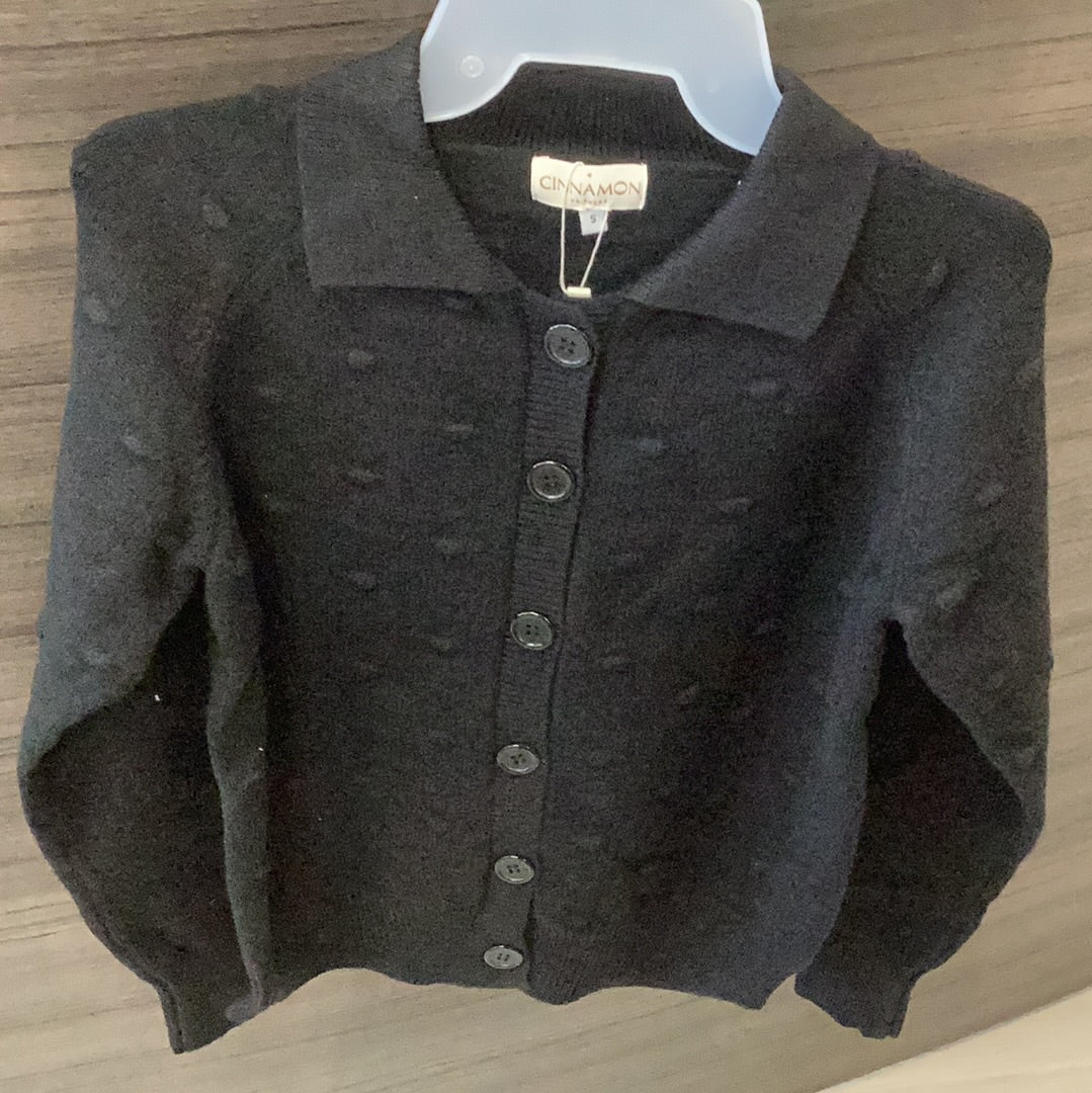 Dots Button Front Cardigan